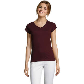 Sols  T-Shirt MOON COLORS GIRL-camiseta mujer cuello pico -  100% algodón günstig online kaufen