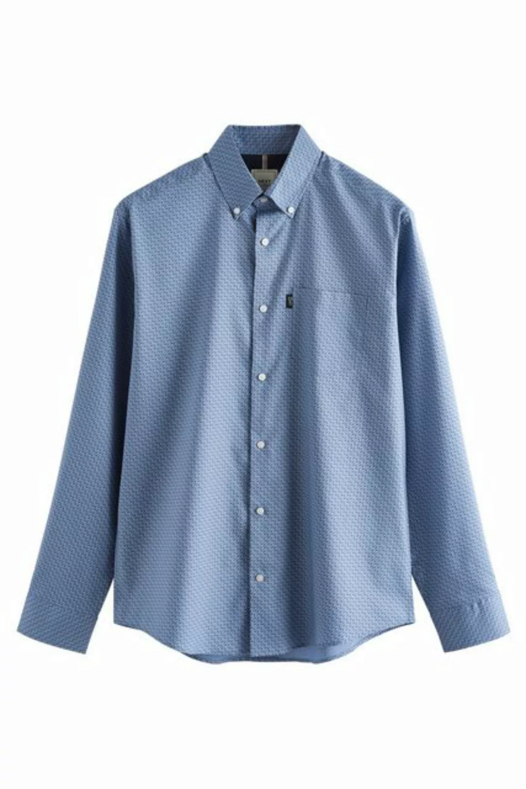 Next Langarmhemd Pflegeleichtes Button-Down-Oxford-Hemd (1-tlg) günstig online kaufen