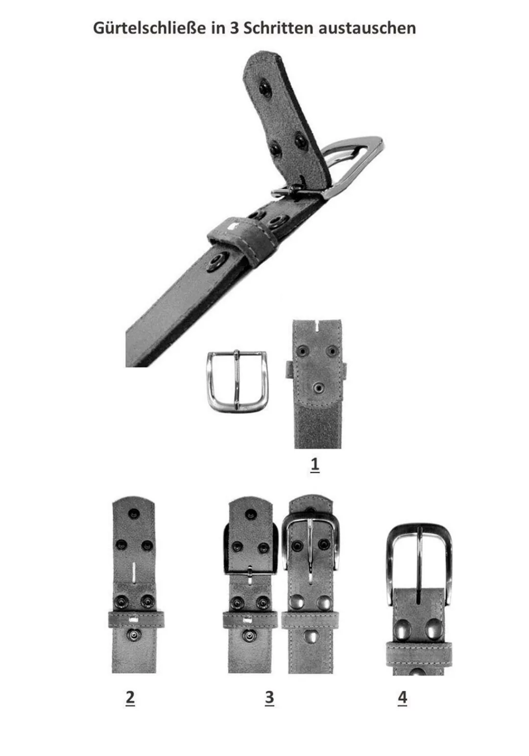 RETTUNGSRING by showroom 019 Gürtelschnalle "Dorn Oval Gedreht Silber" günstig online kaufen