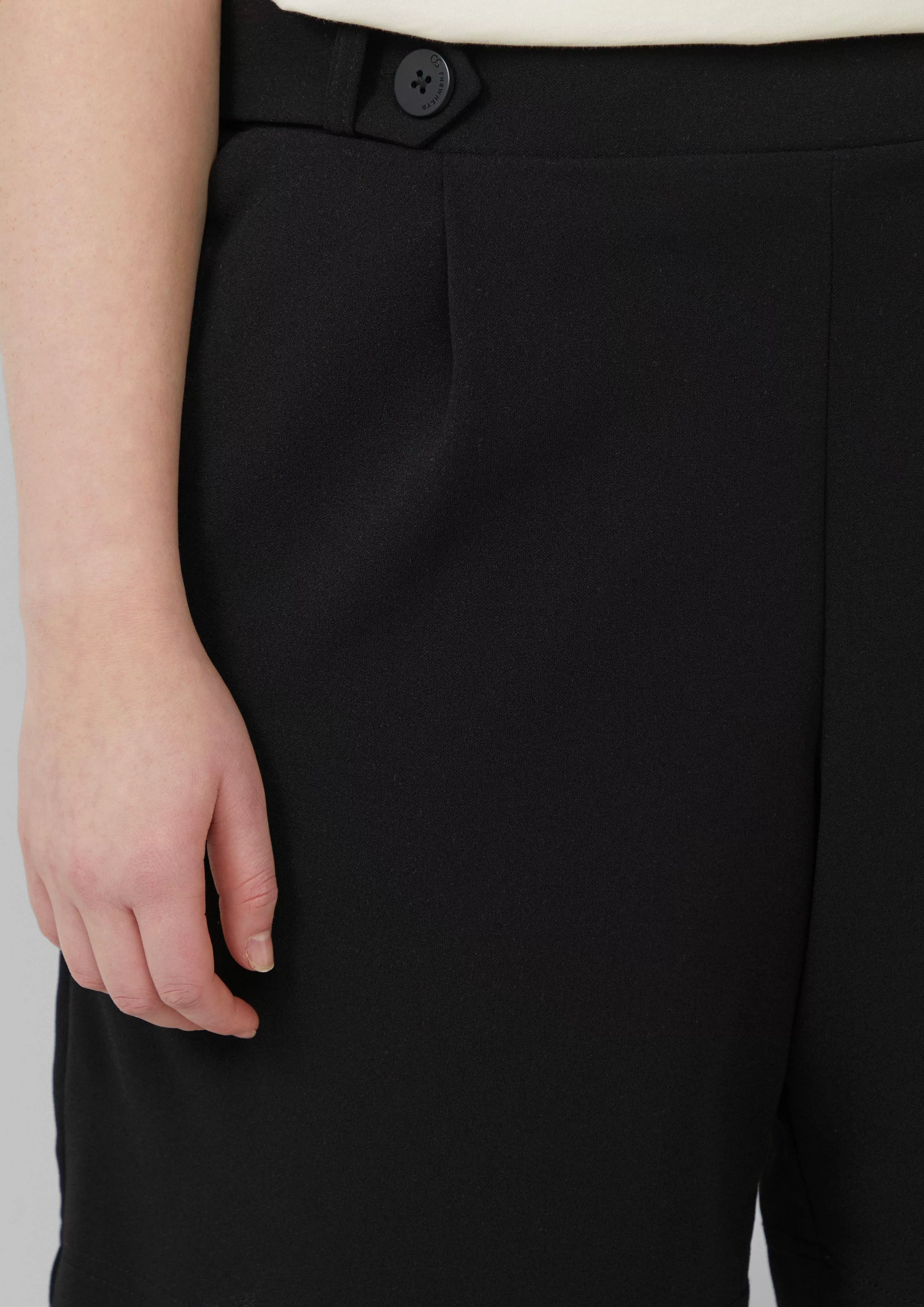 QS Stoffhose Shorts aus Interlockjersey mit günstig online kaufen