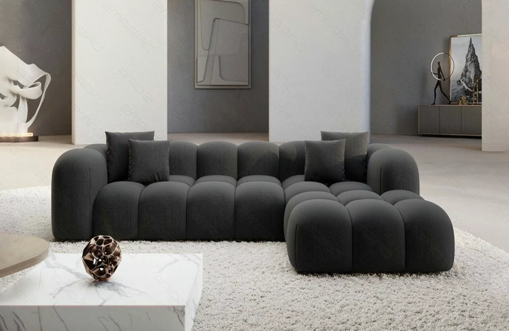 Sofa Dreams Ecksofa Stoffsofa Eckcouch Polster günstig online kaufen