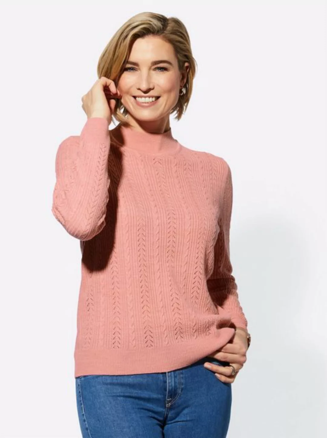 Classic Basics Stehkragenpullover "Pullover" günstig online kaufen