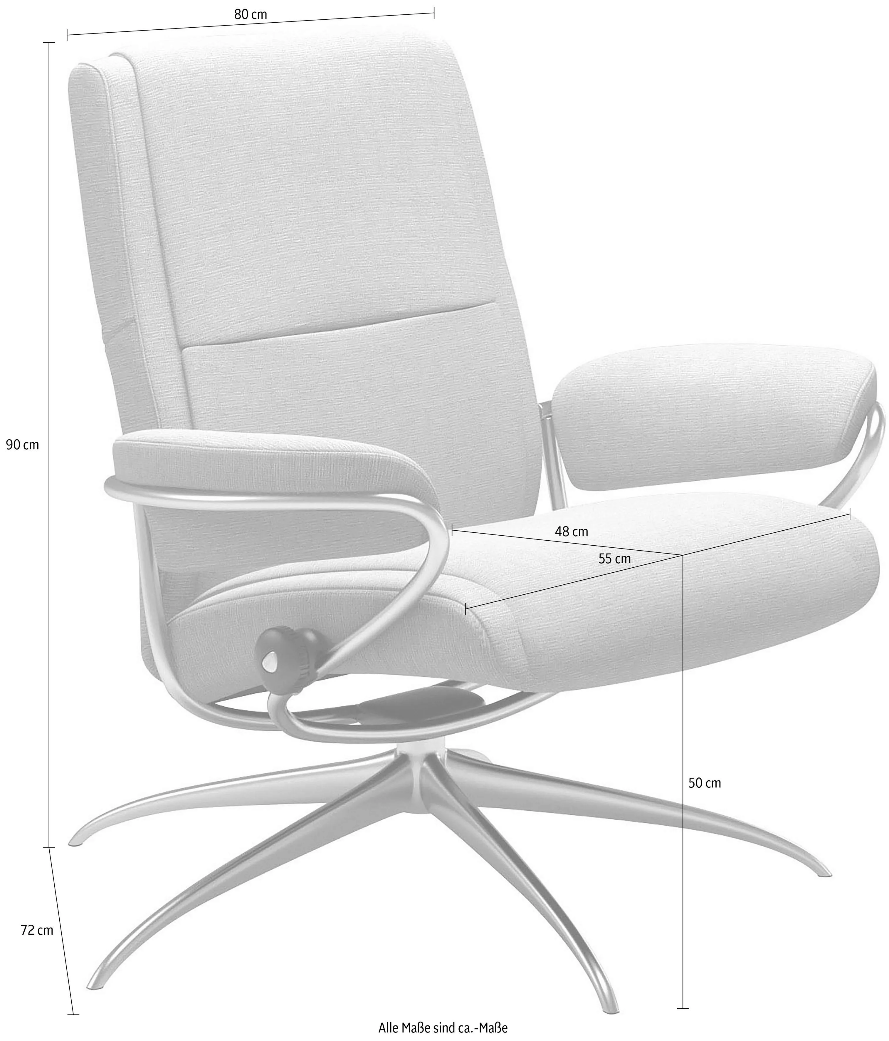 Stressless Relaxsessel "Paris", Low Back, mit Star Base, Gestell Chrom günstig online kaufen