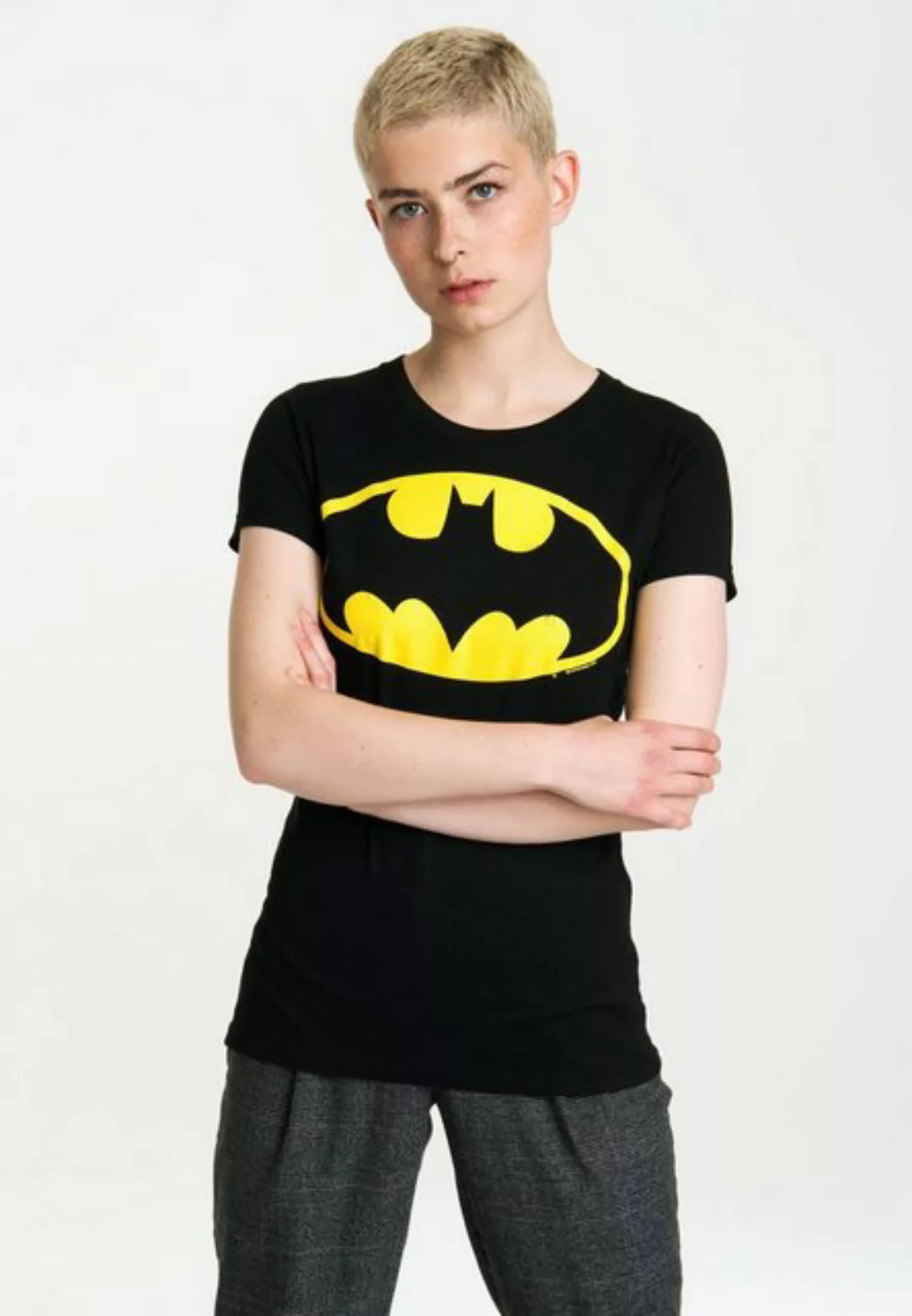 LOGOSHIRT T-Shirt Batman mit coolem Superhelden-Print günstig online kaufen