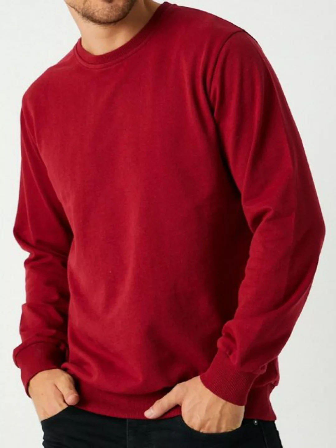 COMEOR Sweatshirt Herren Pullover bequeme Sweater (1-tlg) aus Baumwollmisch günstig online kaufen