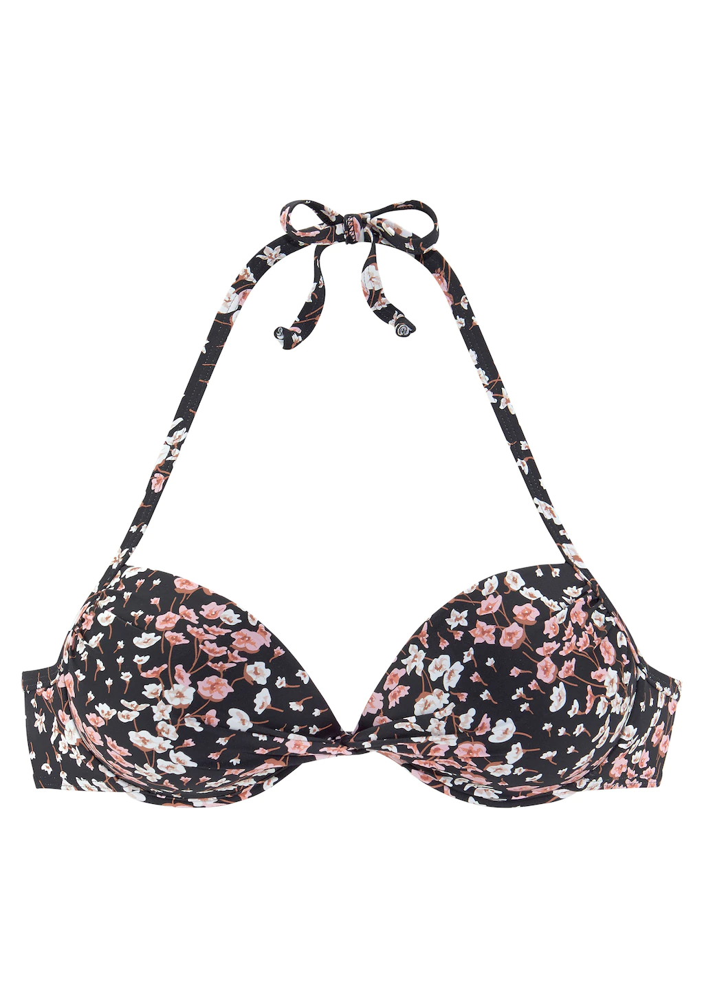 LASCANA Push-Up-Bikini-Top "Blair", mit floralem Design günstig online kaufen