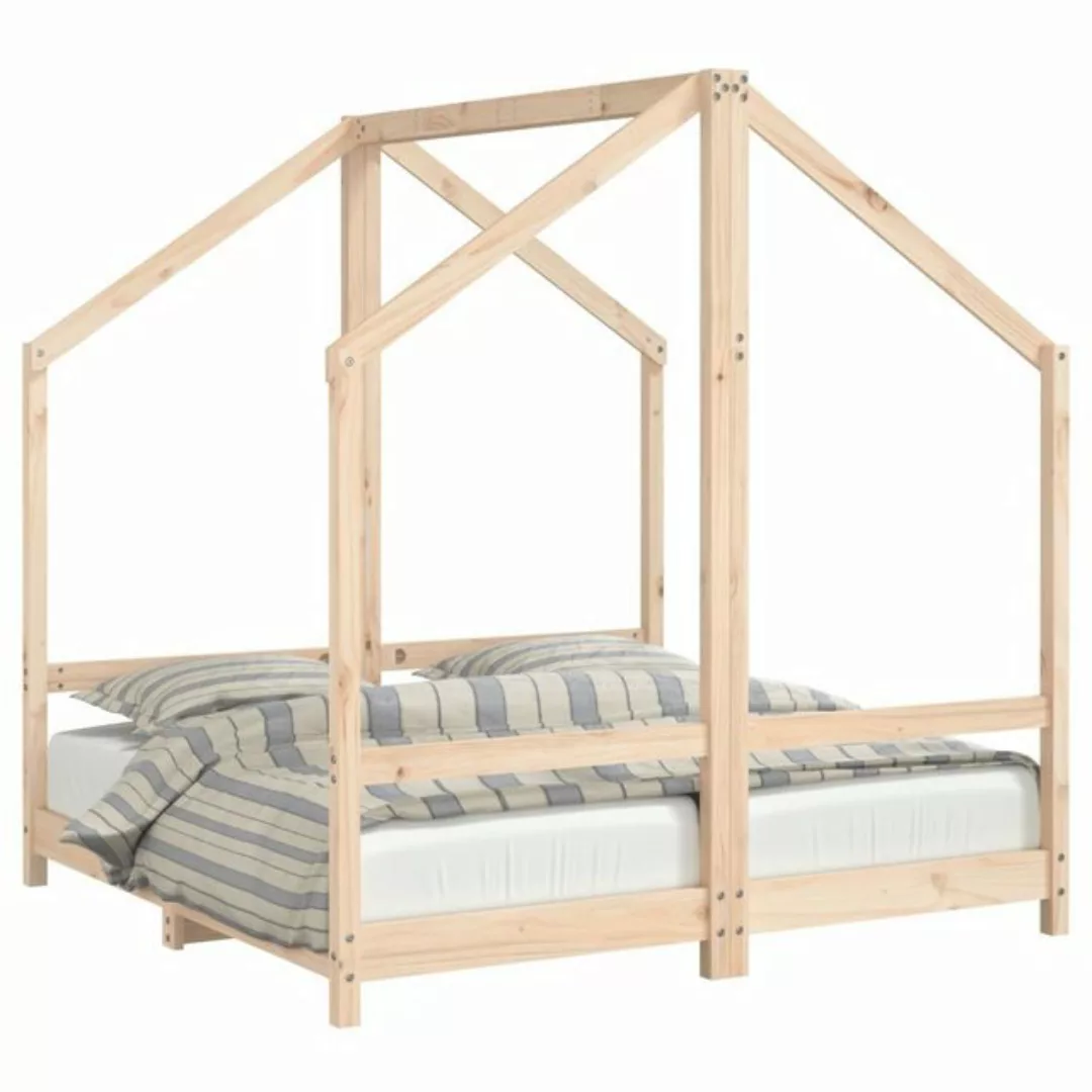 vidaXL Kinderbett Kinderbett 2x70x140 cm Massivholz Kiefer günstig online kaufen