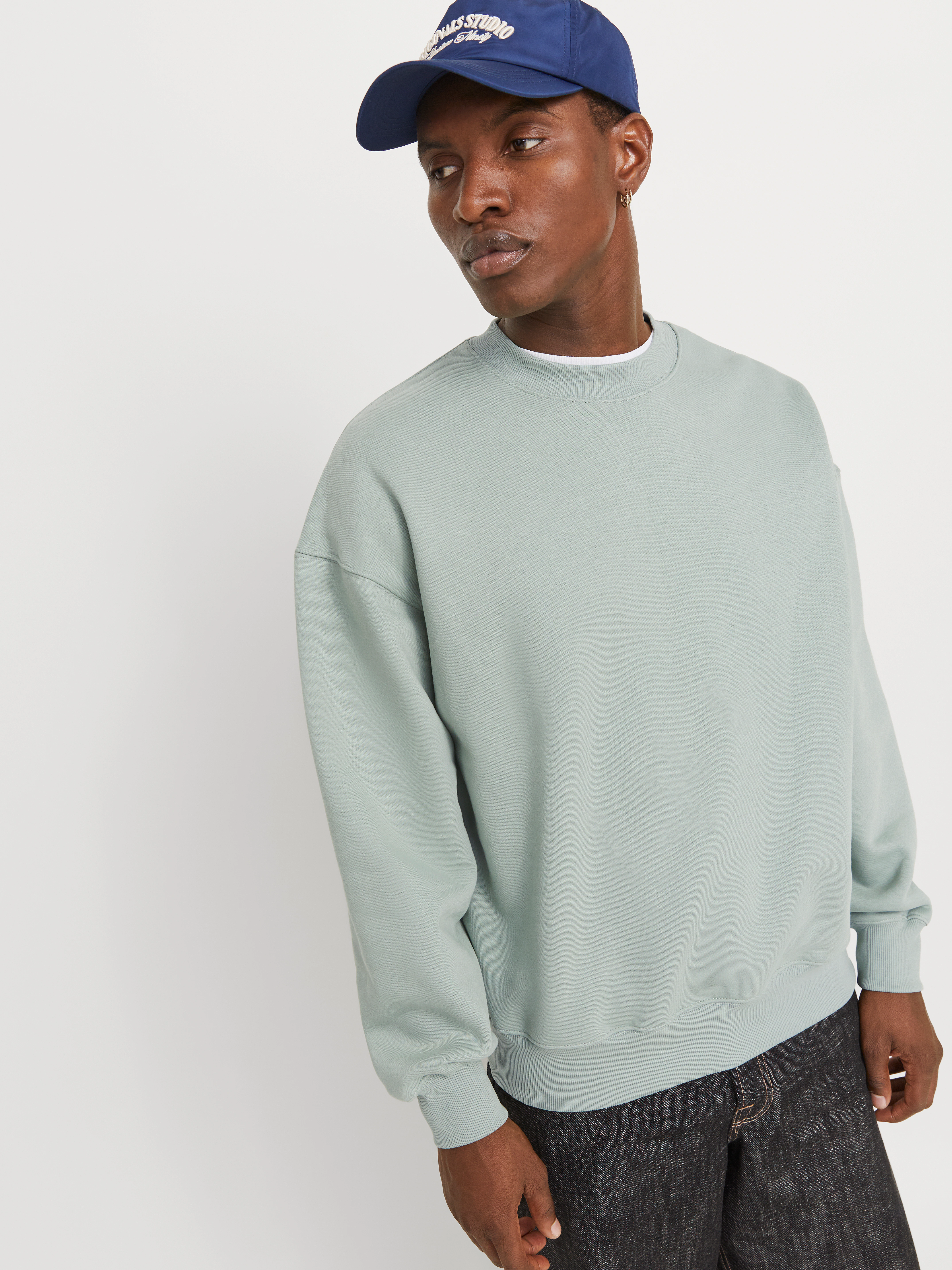 Jack & Jones Sweatshirt "JJEURBAN EDGE SWEAT CREW NECK NOOS", mit Rippbündc günstig online kaufen