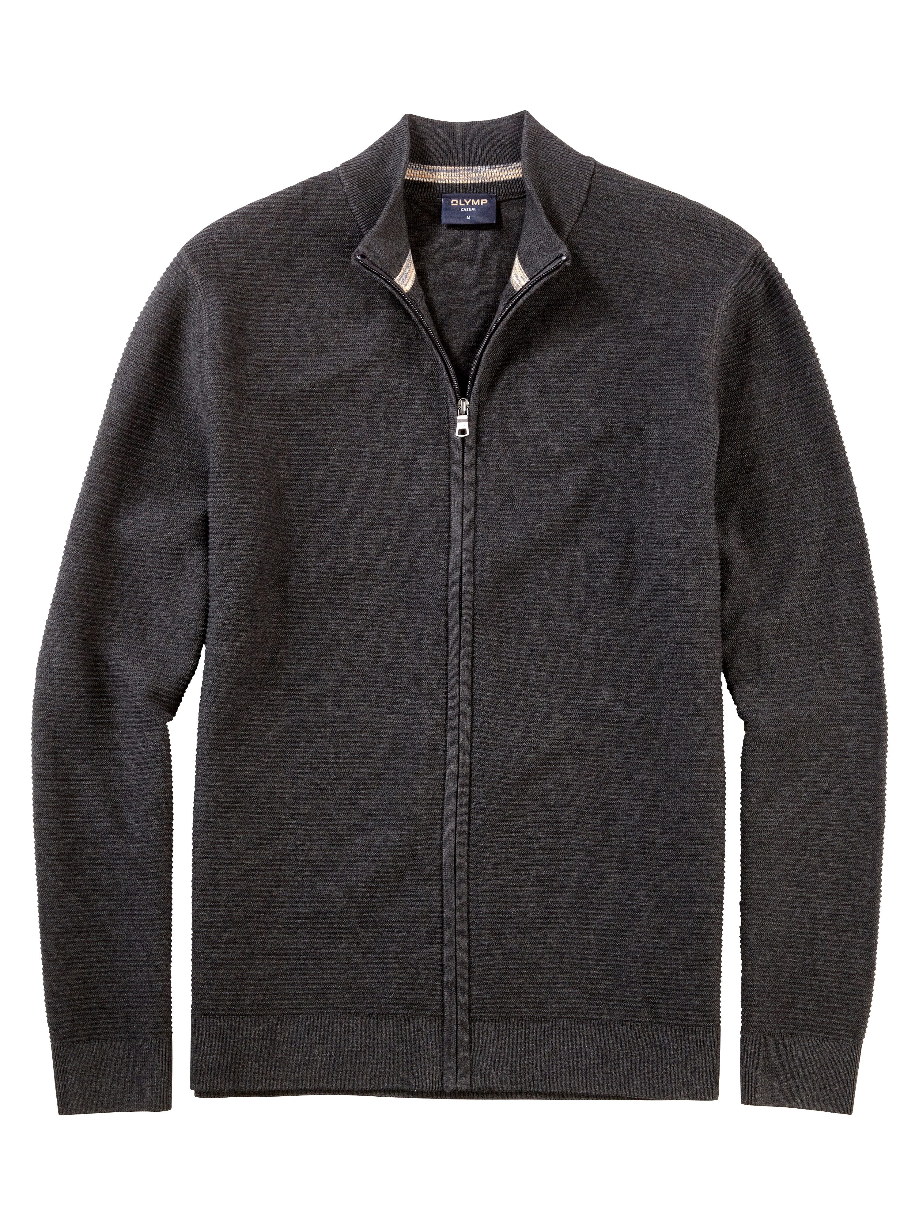 OLYMP Strickjacke Stehkragen, regular fit günstig online kaufen