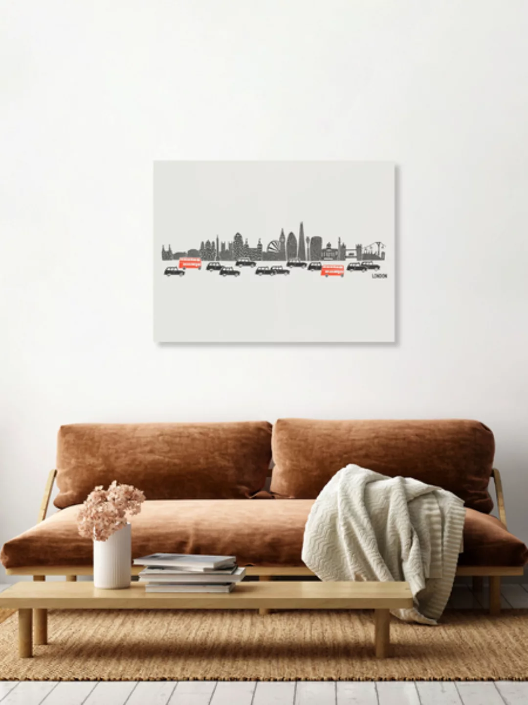 Poster / Leinwandbild - London Skyline günstig online kaufen