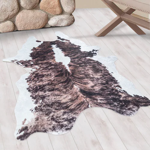 Ayyildiz Teppiche Teppich »ETOSHA 4113«, fellförmig, 6 mm Höhe, Pflegeleich günstig online kaufen