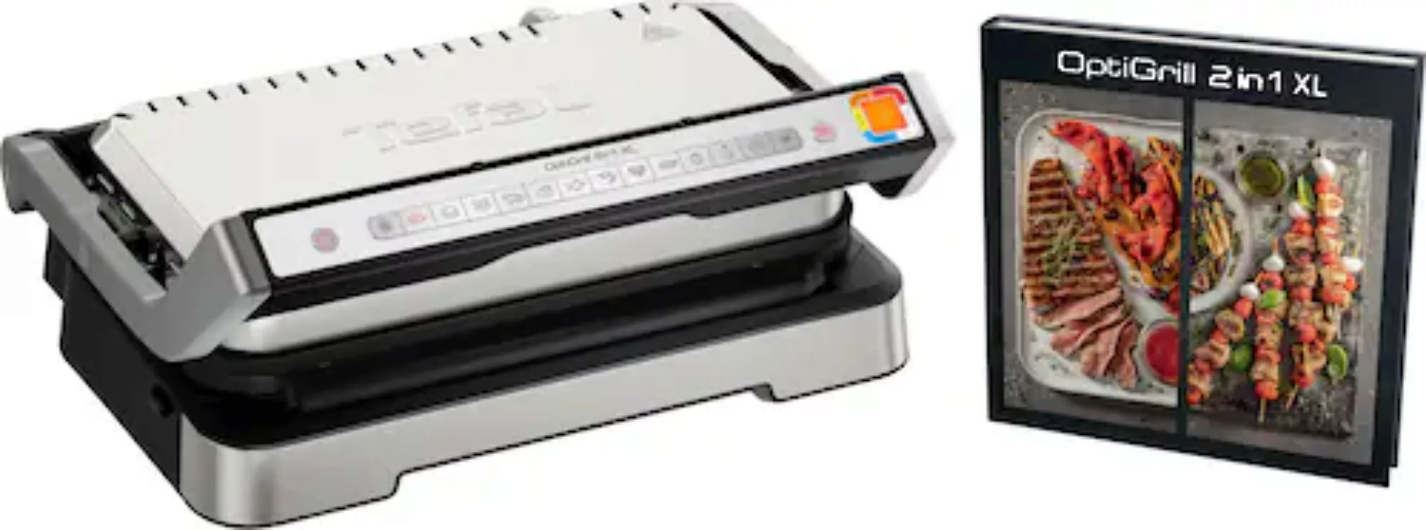 Tefal Kontaktgrill "OptiGrill 2in1 XL GC782D", 2200 W günstig online kaufen