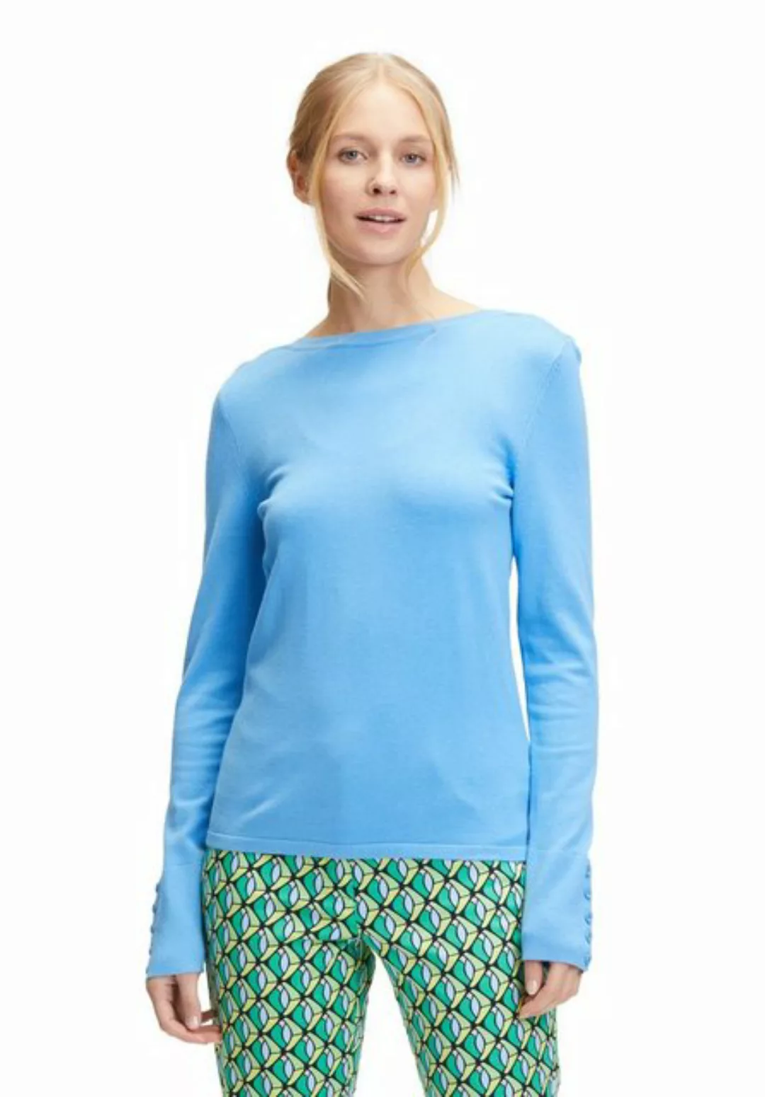 Betty Barclay Strickpullover mit U-Boot-Ausschnitt (1-tlg) Rippbündchen günstig online kaufen