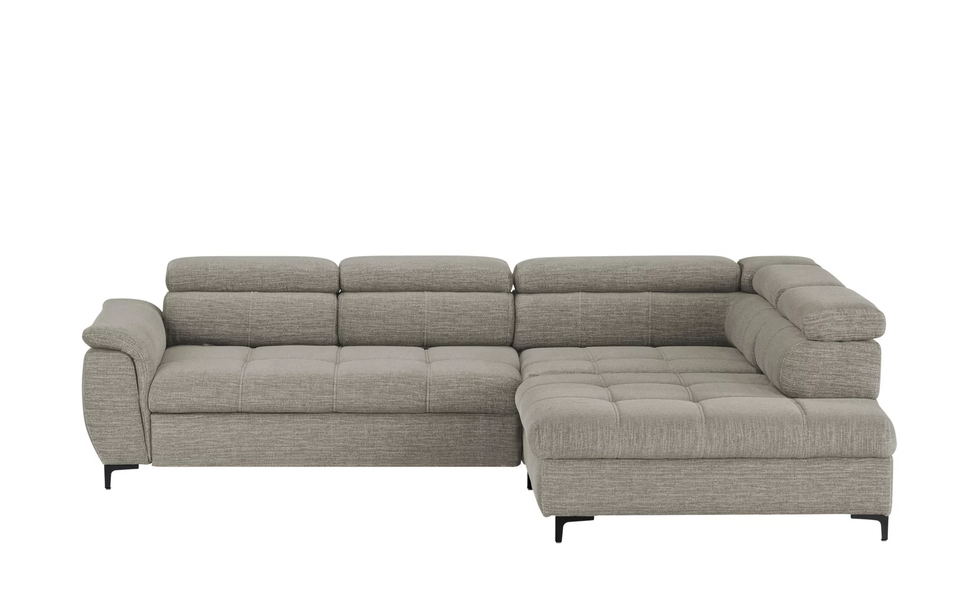 switch Ecksofa  Denvo - grau - 292 cm - 77 cm - 220 cm - Polstermöbel > Sof günstig online kaufen