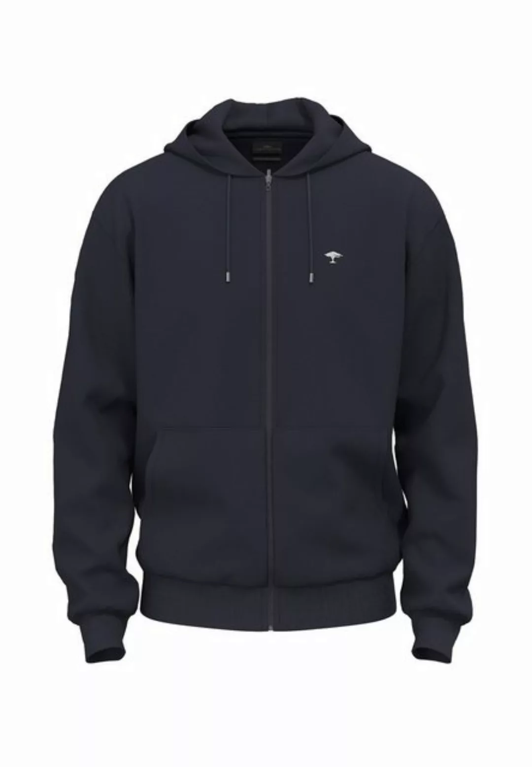 FYNCH-HATTON Strickpullover Sweat Zip Hoodie Jacket navy günstig online kaufen