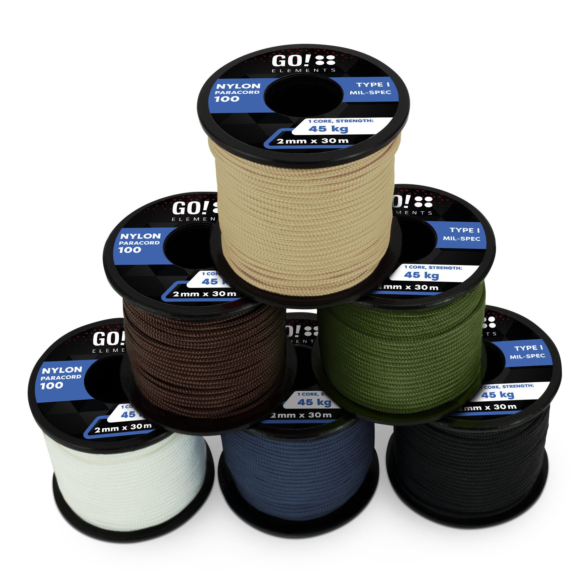GO!elements Paracord 100 - 2mm Seil, günstig online kaufen