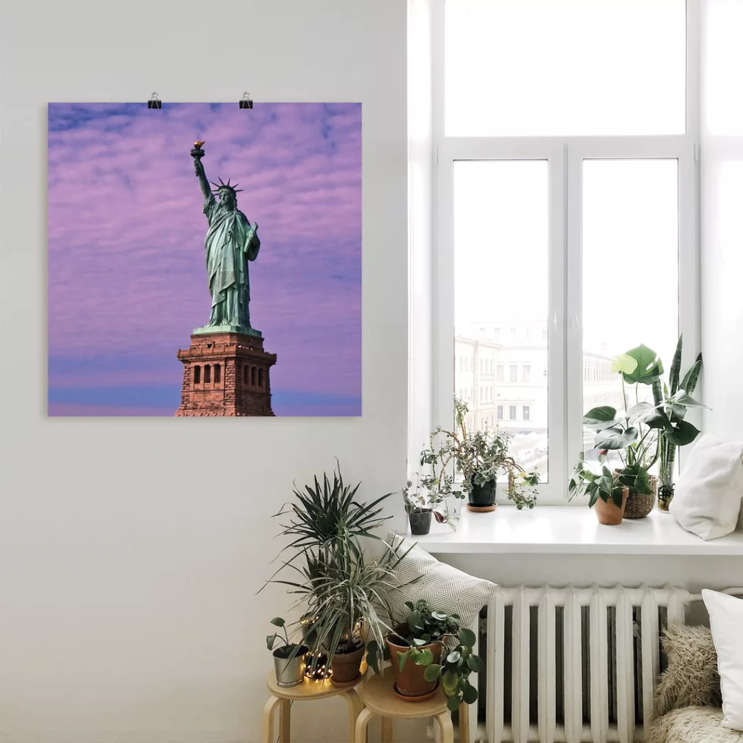 Artland Wandbild "Freiheitsstatue", Amerika, (1 St.), als Leinwandbild, Pos günstig online kaufen