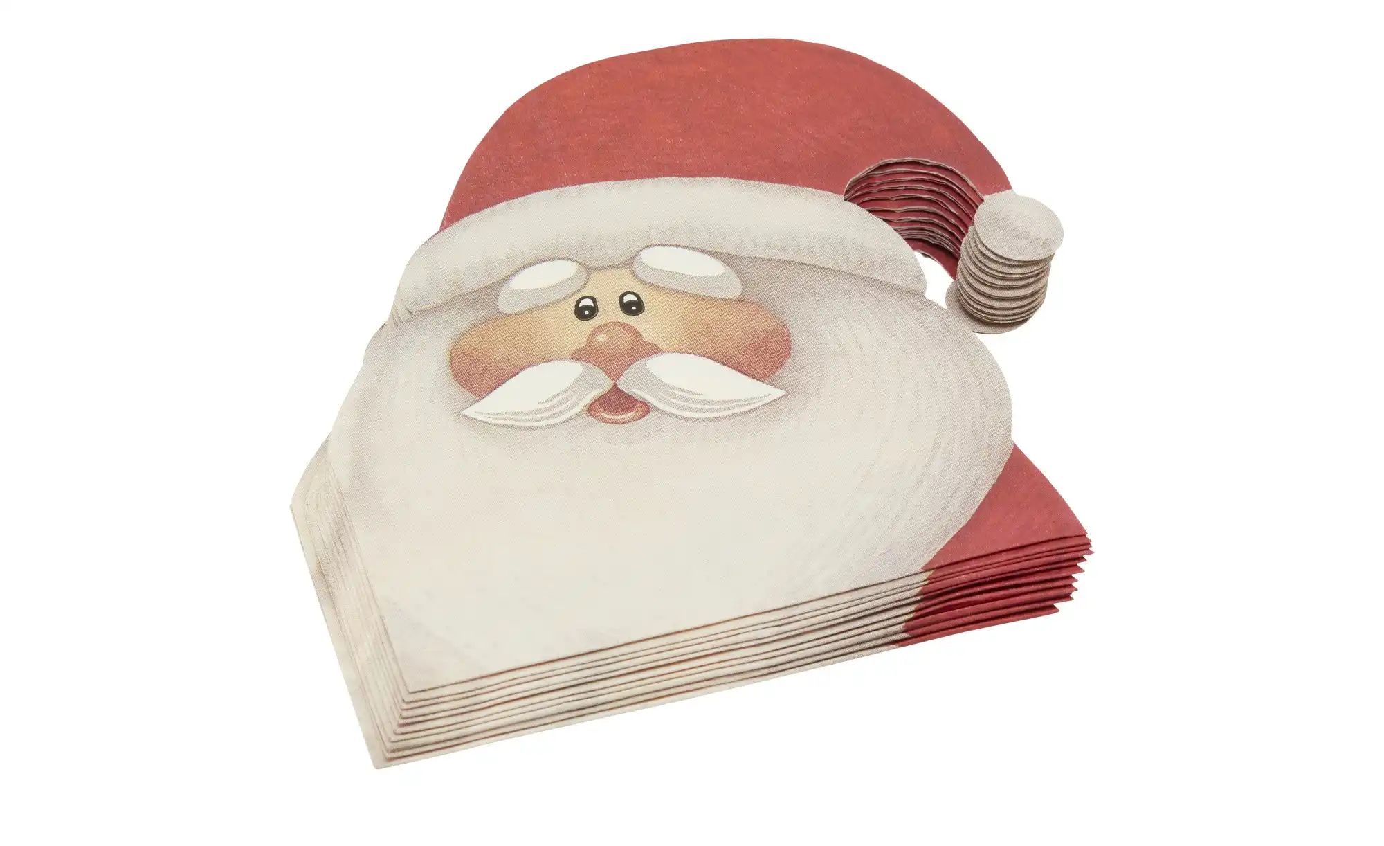 HOME STORY Weihnachtsservietten, 12er Pack ¦ rot ¦ Papier ¦ Maße (cm): B: 3 günstig online kaufen