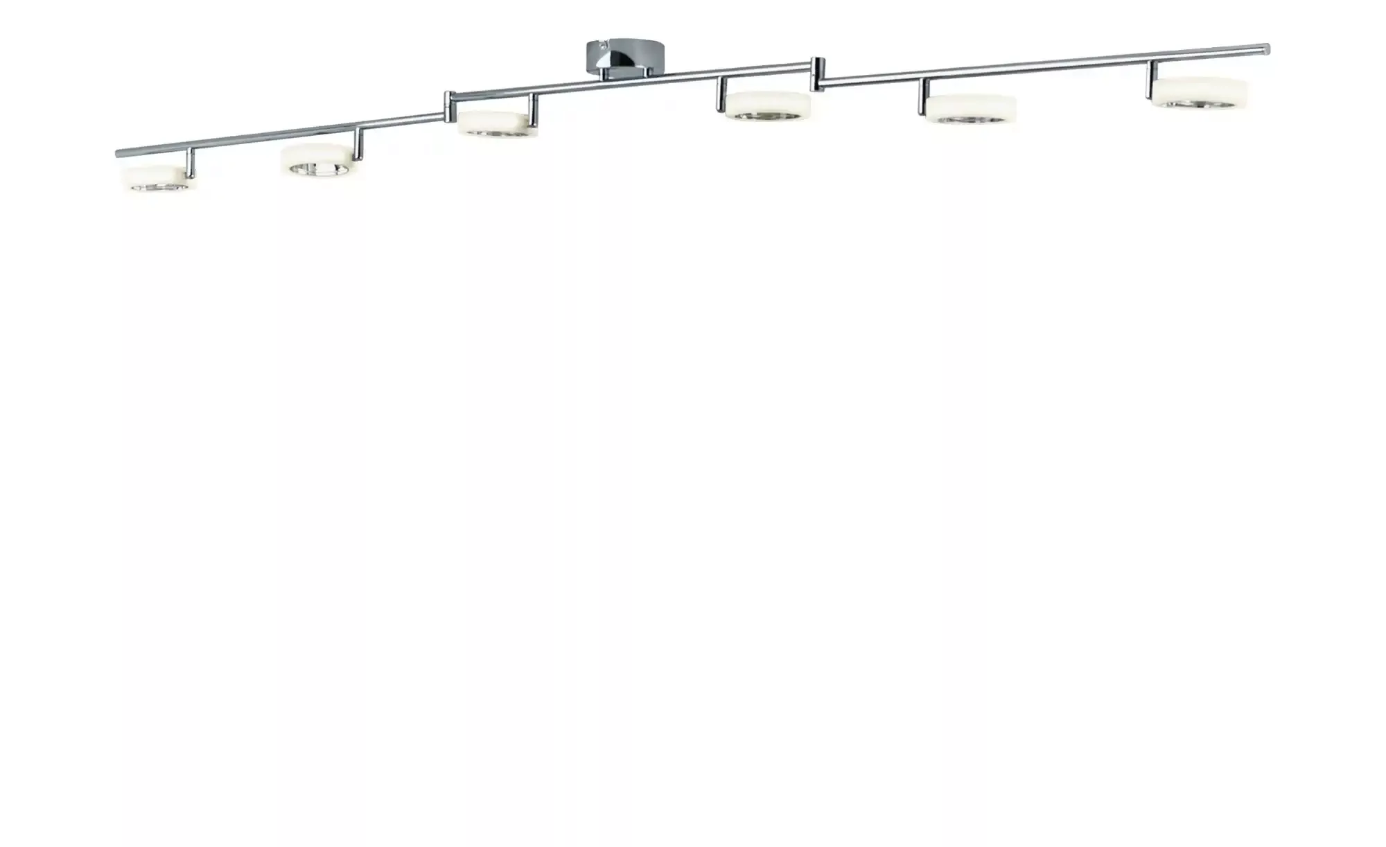 KHG LED-Deckenstrahler, 6-flammig mit Acrylringen ¦ Maße (cm): B: 180 H: 9, günstig online kaufen
