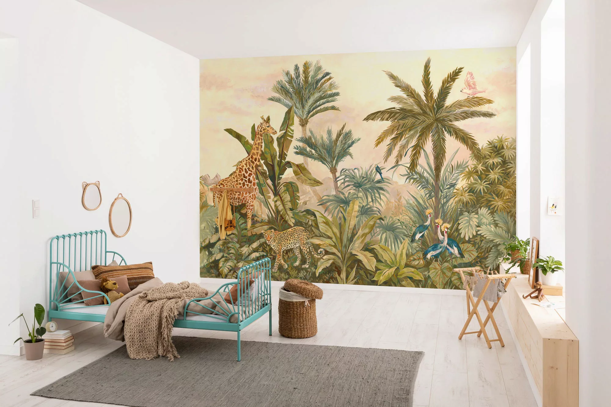 Komar Vliestapete »Tropical Vintage Garden«, 400x280 cm (Breite x Höhe) günstig online kaufen