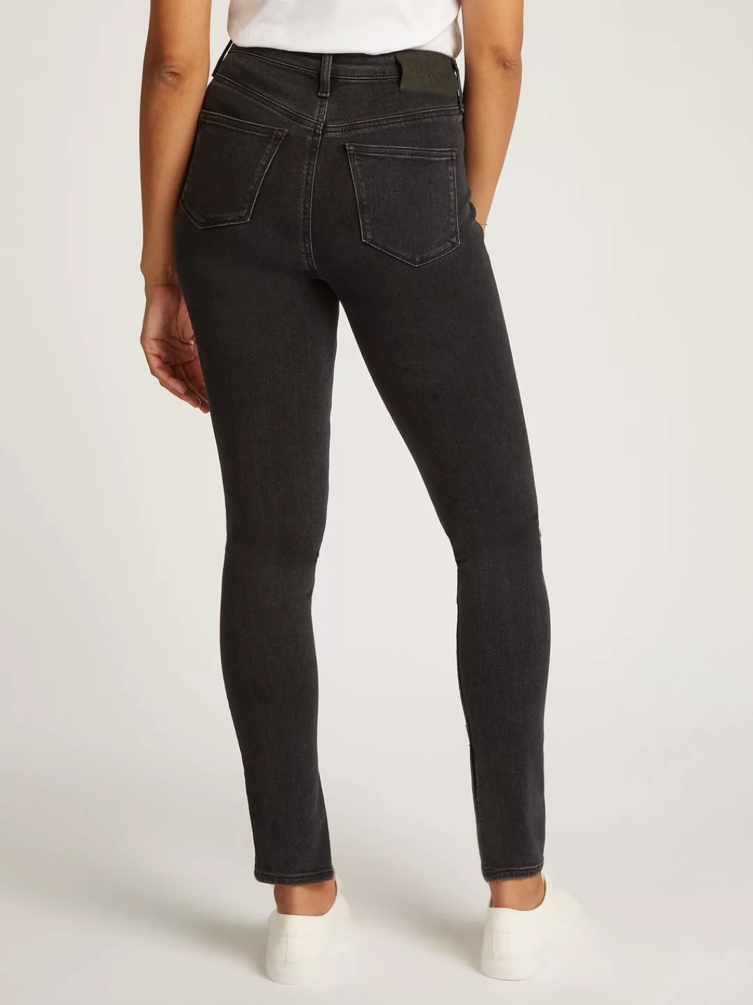 Calvin Klein Jeans Skinny-fit-Jeans "HIGH RISE SUPER SKINNY", mit stoned wa günstig online kaufen