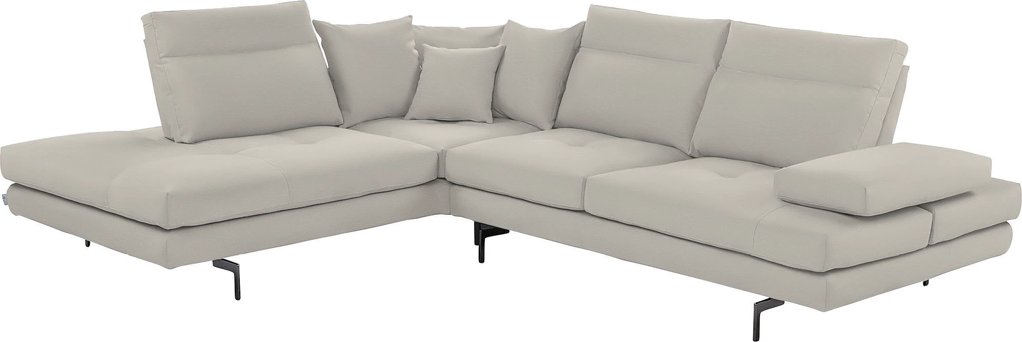 CALIA ITALIA Ecksofa "Toby Wing, Komfortsofa mit Sitzkomfort der Extraklass günstig online kaufen