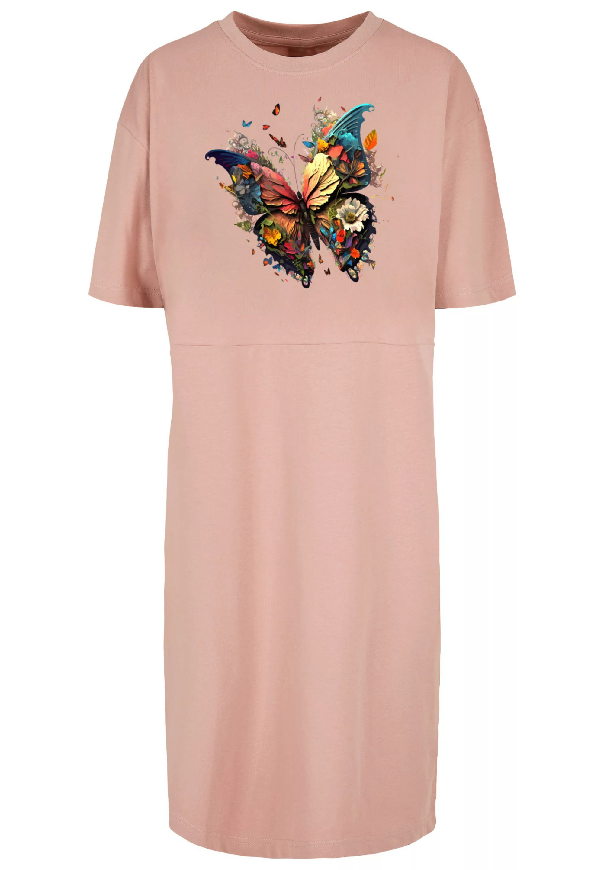 F4NT4STIC Shirtkleid "Schmetterling Bunt", Print günstig online kaufen