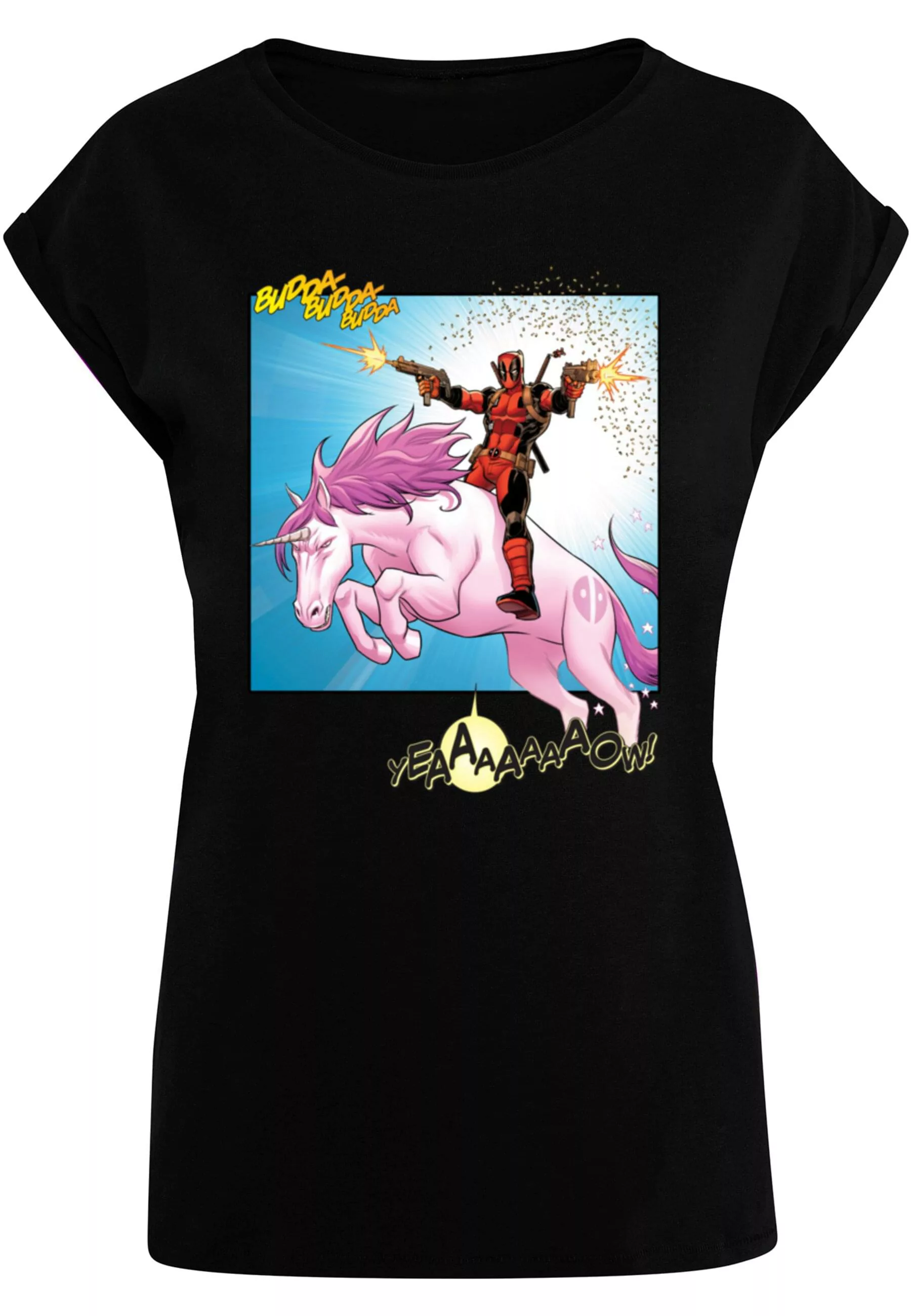 ABSOLUTE CULT T-Shirt "ABSOLUTE CULT Damen Ladies Deadpool - Unicorn Battle günstig online kaufen