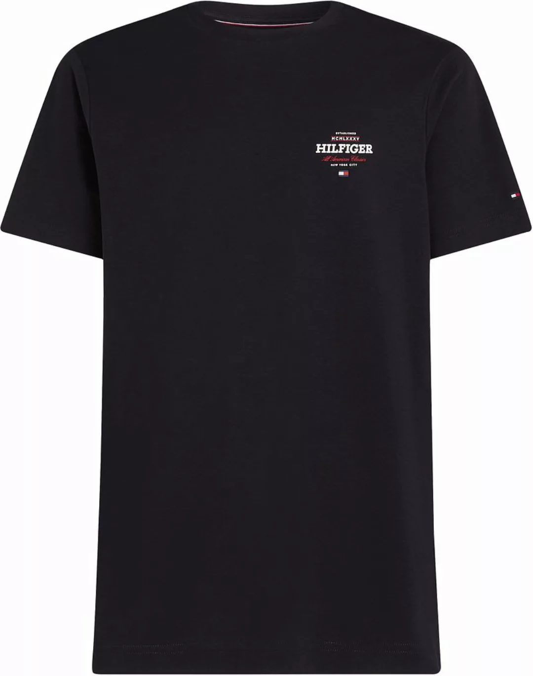 Tommy Hilfiger T-shirt Logo Monotype Navy - Größe L günstig online kaufen