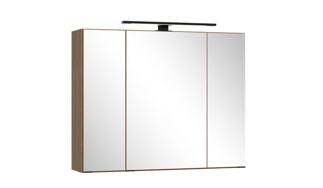 freiraum Badezimmerspiegelschrank Lille Canello-Eiche Dekor - 80x64x20cm (B günstig online kaufen