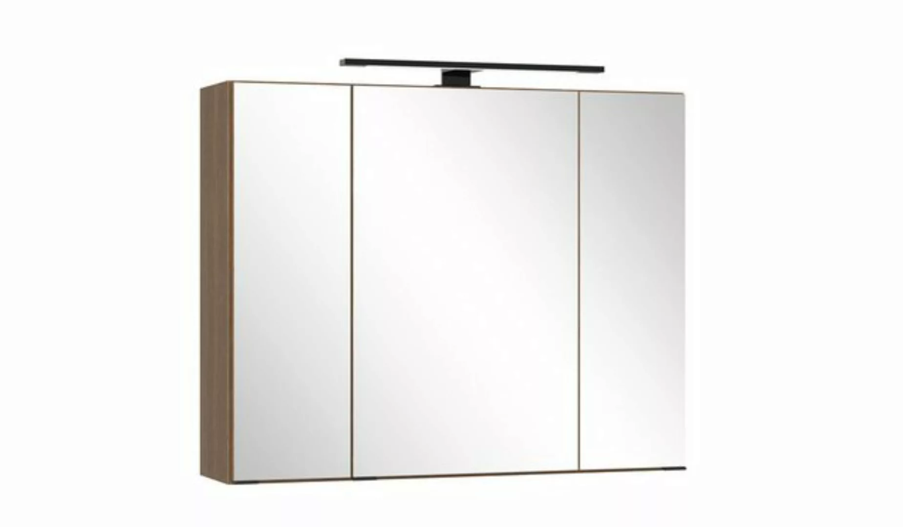 HELD MÖBEL Badezimmerspiegelschrank Canello-Eiche Dekor - 80x64x20cm (BxHxT günstig online kaufen