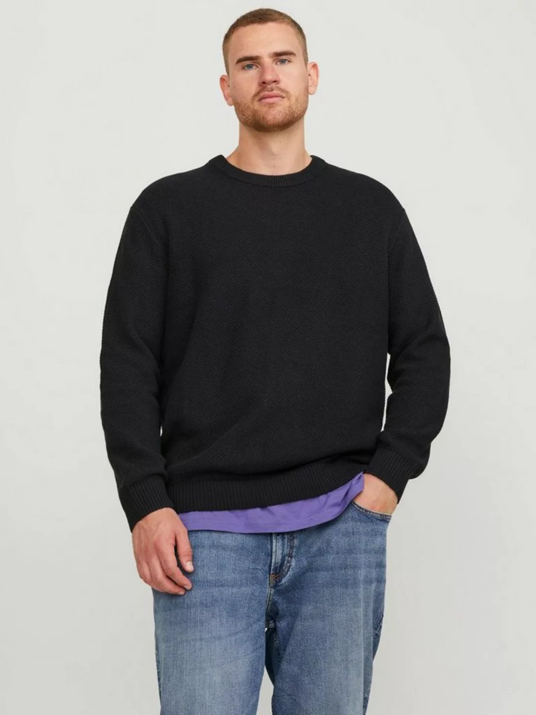 Jack & Jones PlusSize Rundhalspullover JORBRODY KNIT CREW NECK BF PLS günstig online kaufen