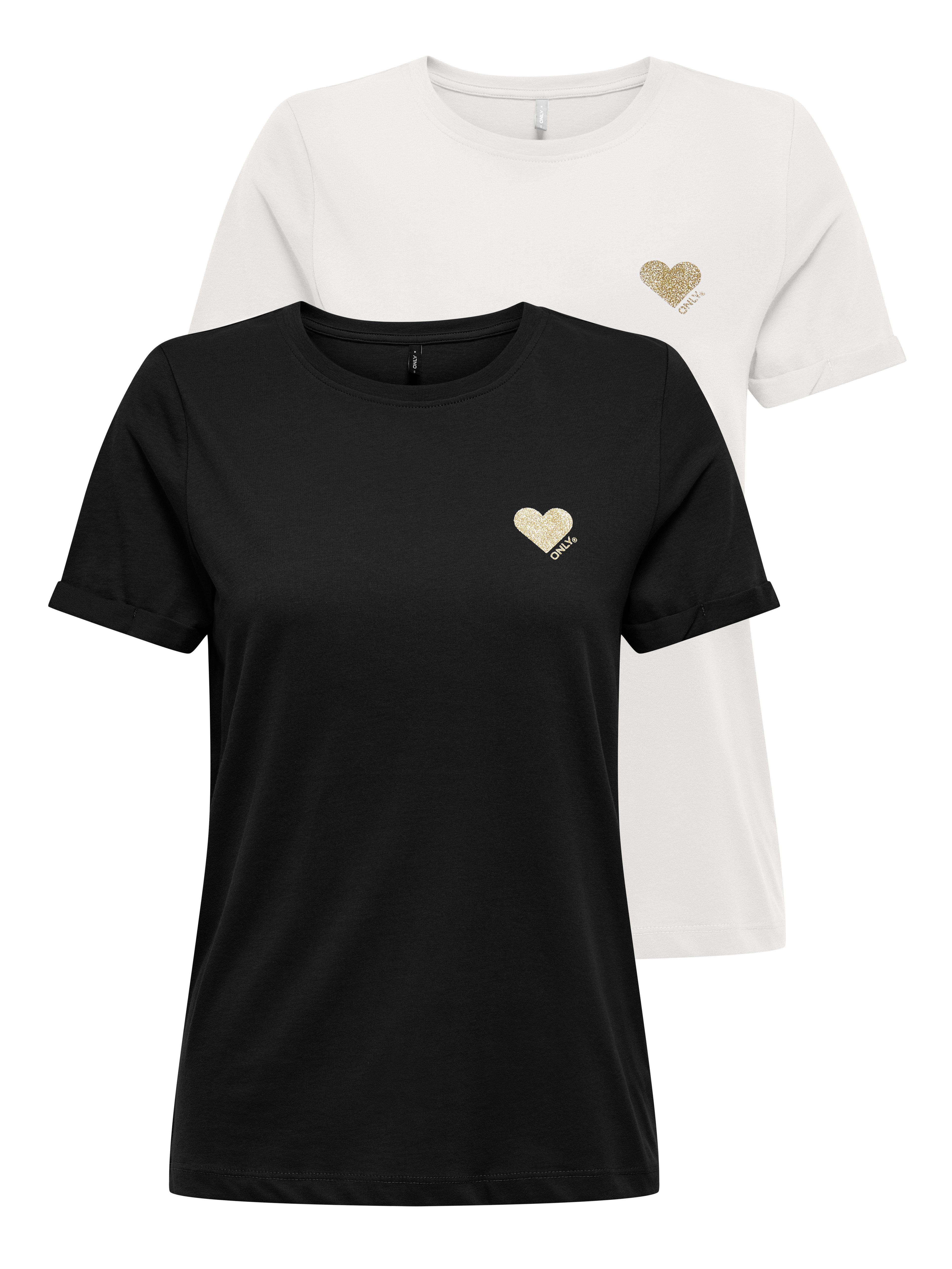 ONLY Kurzarmshirt ONLKITA LIFE S/S TOP günstig online kaufen