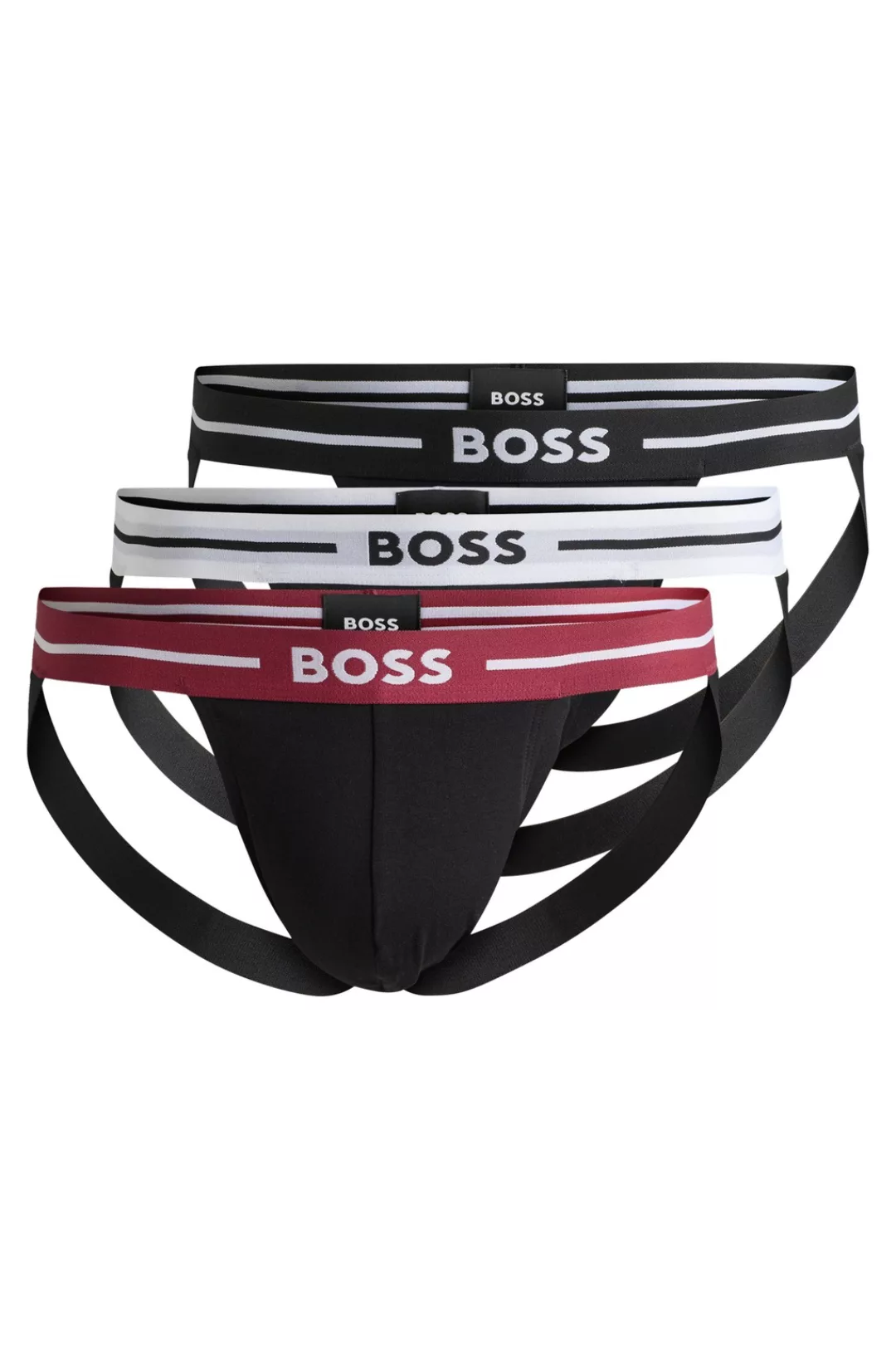 BOSS String "Jockstrap 3P Bold", (Packung, 3 St., 3er-Pack), mit elastische günstig online kaufen