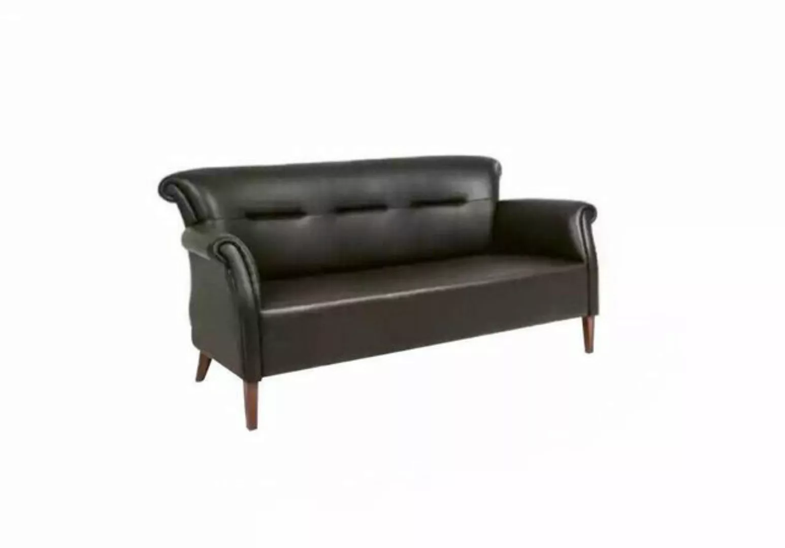 JVmoebel Sofa Moderner Schwarzer Dreisitzer Arbeitszimmer Luxus Sofas, 1 Te günstig online kaufen