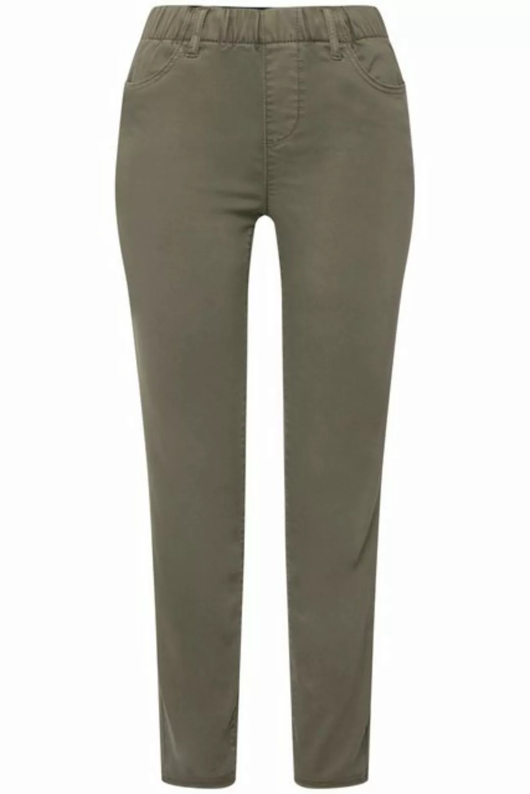 Laurasøn Funktionshose 7/8-Slimhose schmale Passform 4-Pocket Fransensaum günstig online kaufen