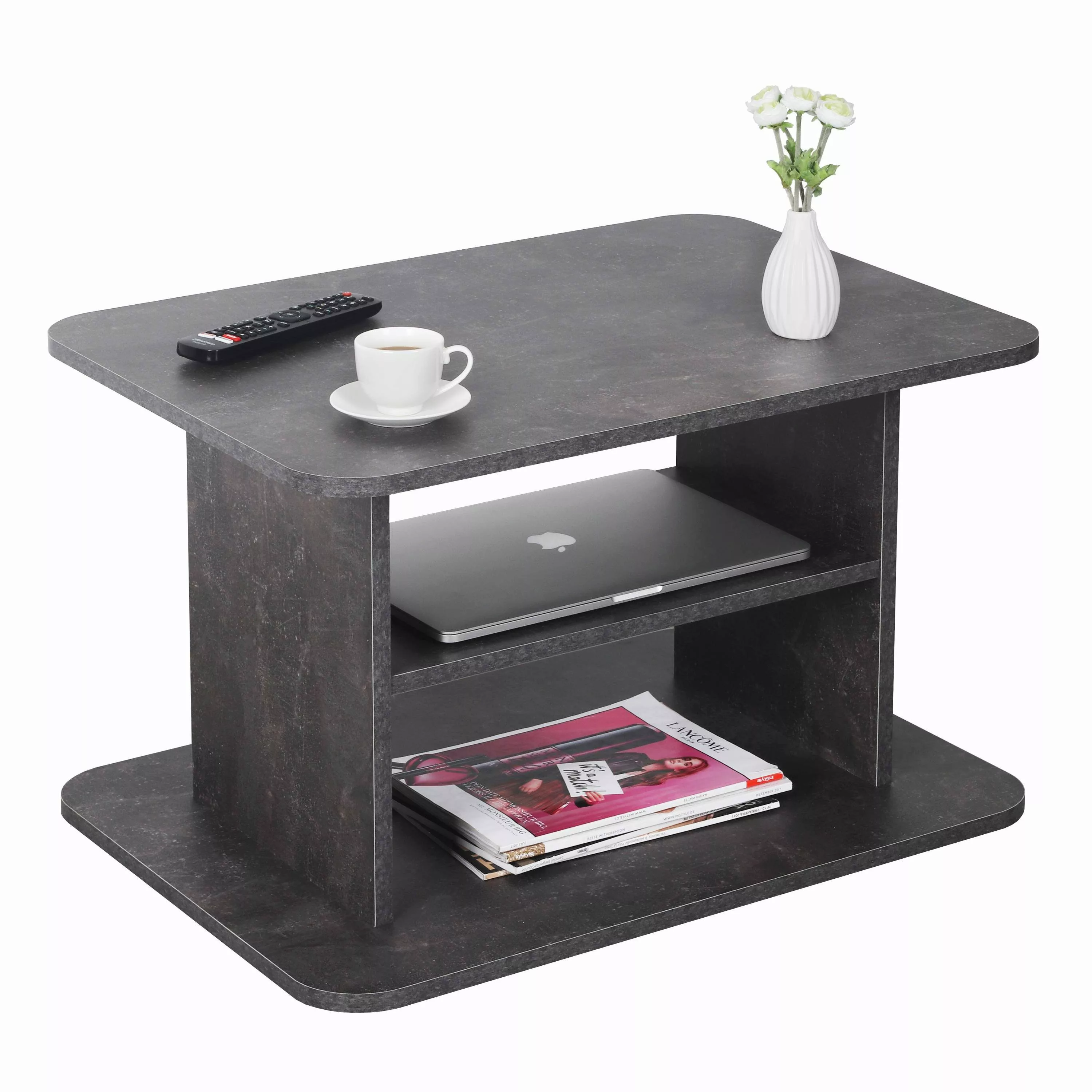 RICOO Couchtisch WM094-BG, Sofatisch mit Stauraum günstig online kaufen