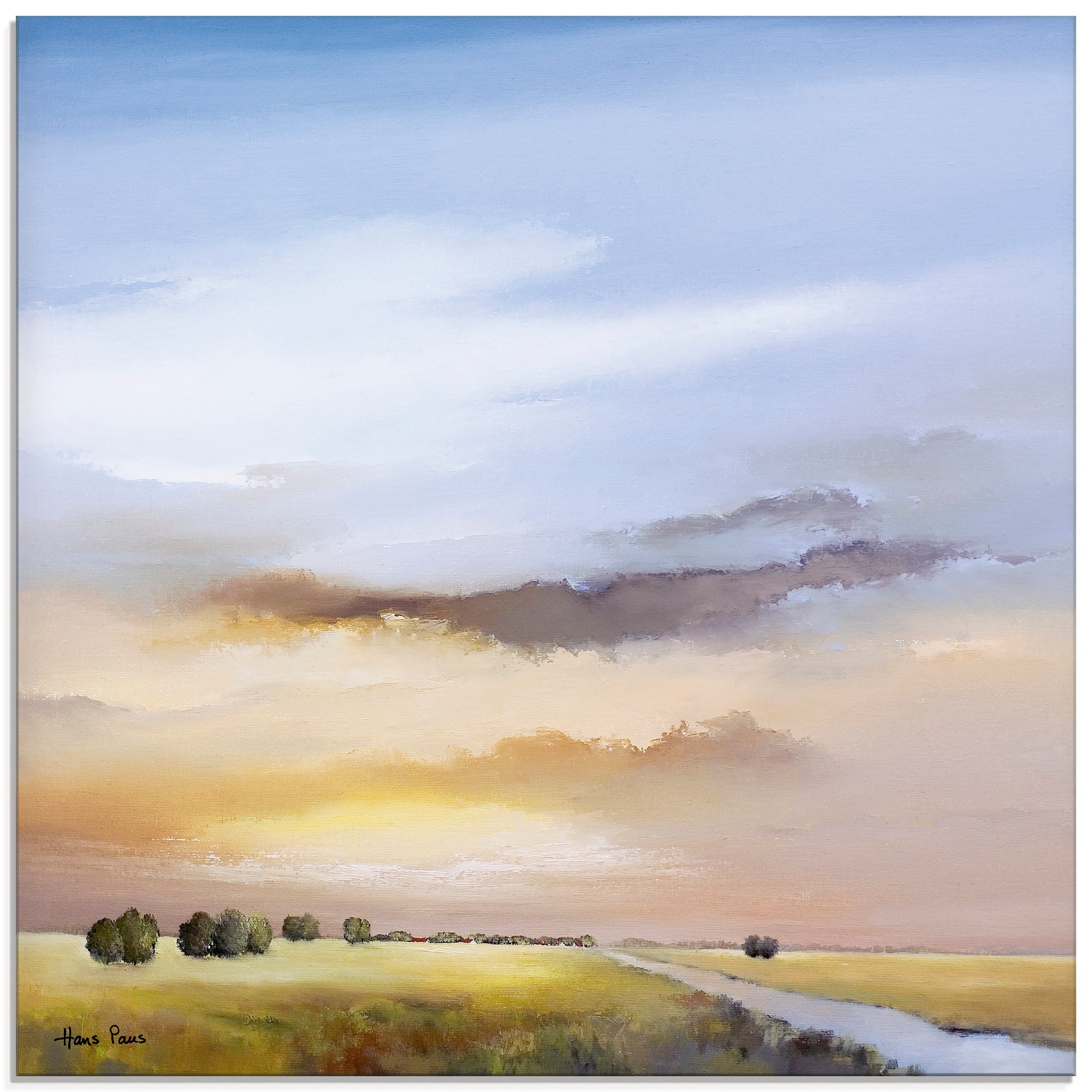 Artland Glasbild "Landschaft III", Himmel, (1 St.), in verschiedenen Größen günstig online kaufen