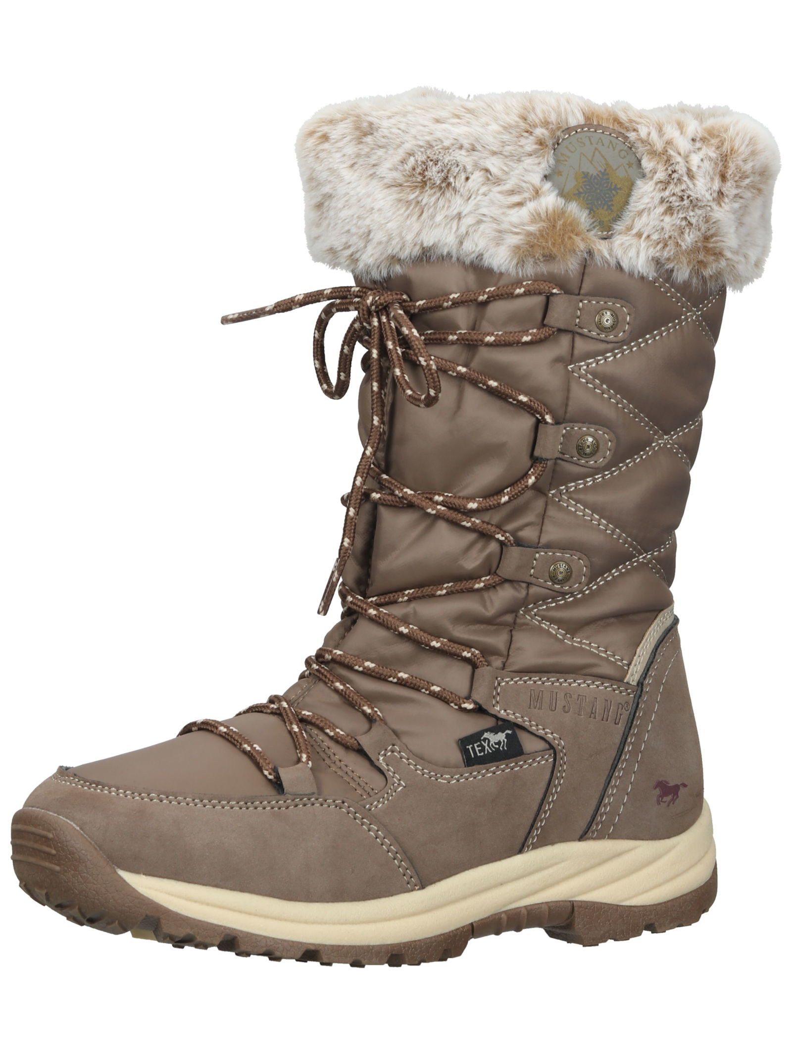 MUSTANG Stiefel Lederimitat/Textil Winterstiefel günstig online kaufen
