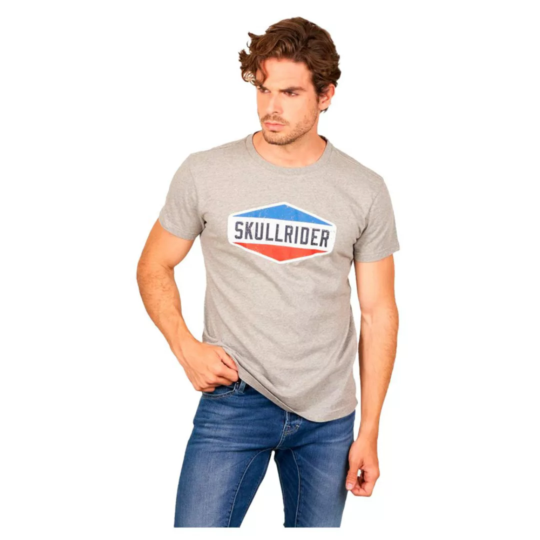 Skull Rider Petrol Short Sleeve T-shirt 2XL Grey günstig online kaufen