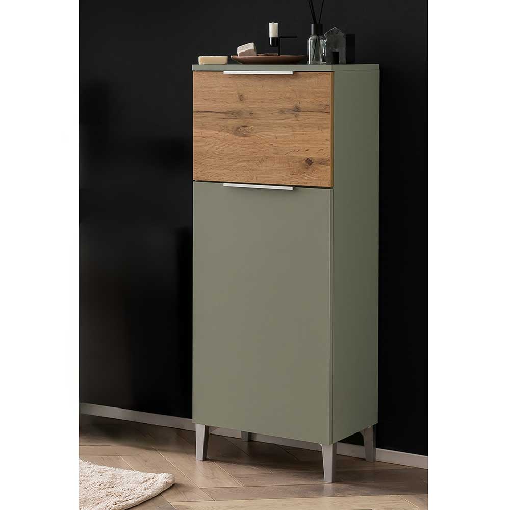 Badezimmermidischrank im Skandi Design 110 cm hoch günstig online kaufen