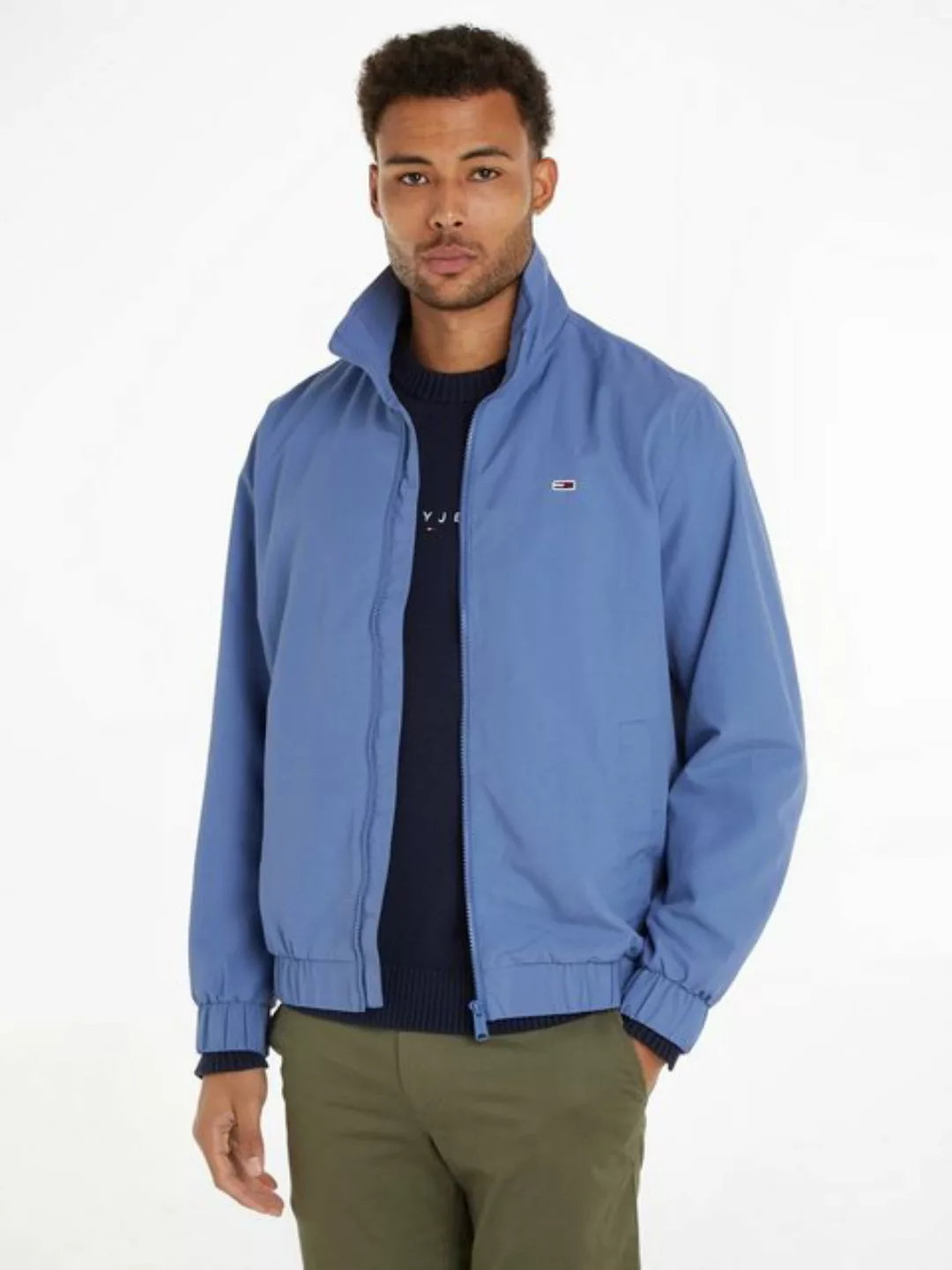 Tommy Jeans Kurzjacke TJM ESSENTIAL JACKET EXT Bomberjacke mit Stehkragen günstig online kaufen