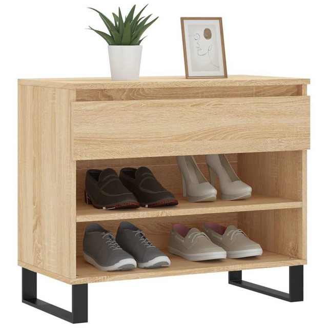 vidaXL Schuhschrank Schuhregal Sonoma-Eiche 70x36x60 cm Spanplatte günstig online kaufen