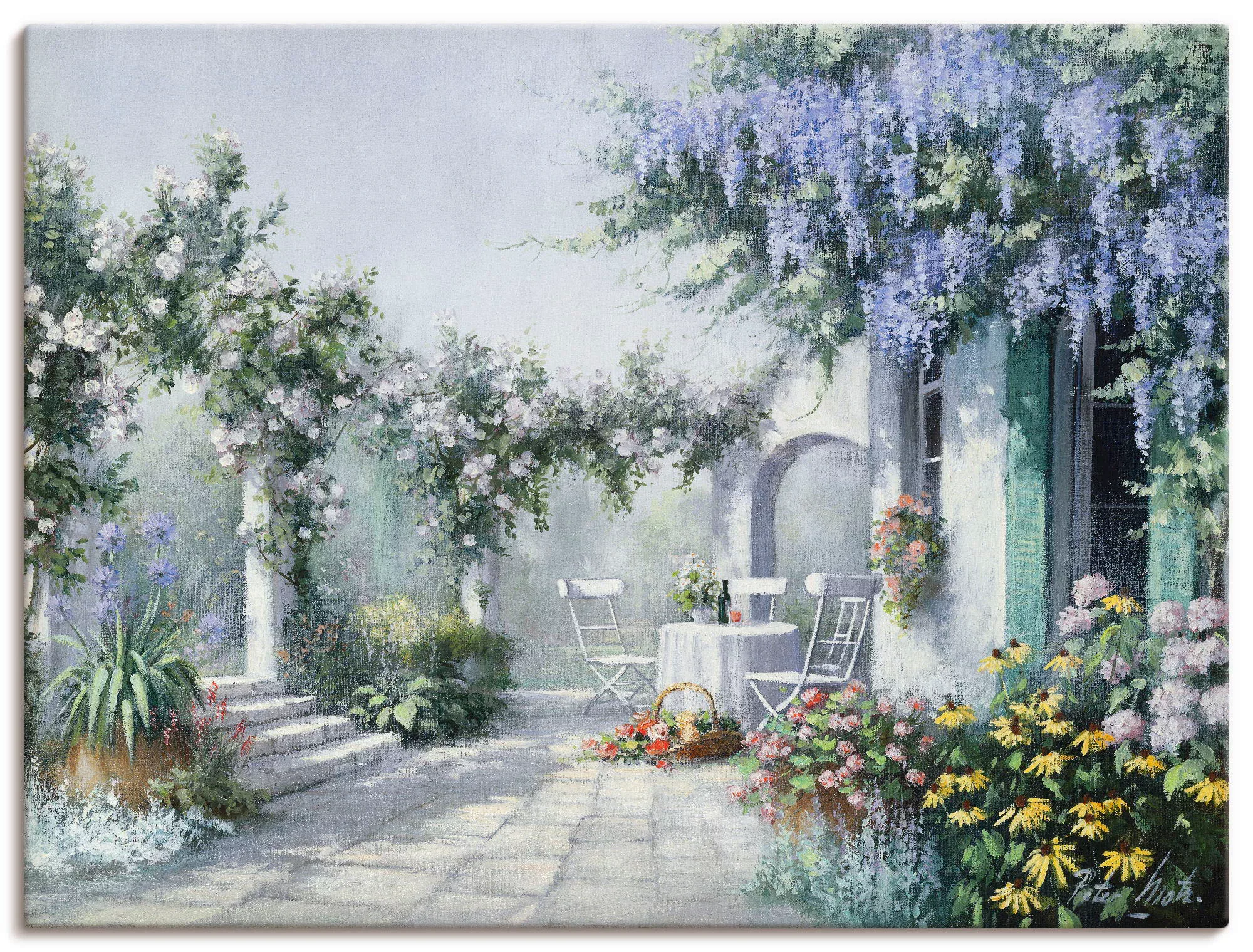 Artland Leinwandbild "Natürliche Magie", Garten, (1 St.) günstig online kaufen