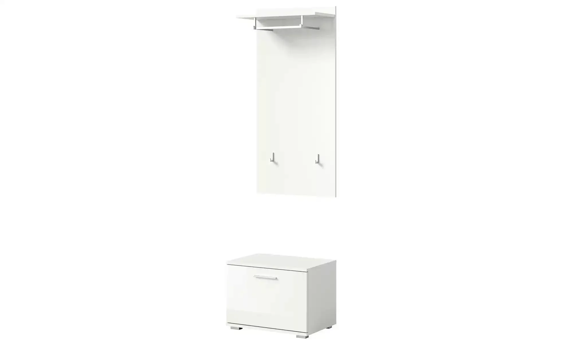 Garderobe PREGO weiß B/H/T: ca. 55x191x37 cm günstig online kaufen