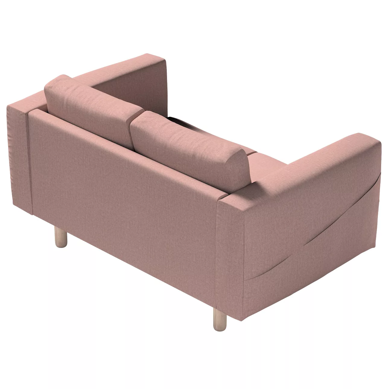 Bezug für Norsborg 2-Sitzer Sofa, altrosa, Norsborg 2-Sitzer Sofabezug, Cit günstig online kaufen