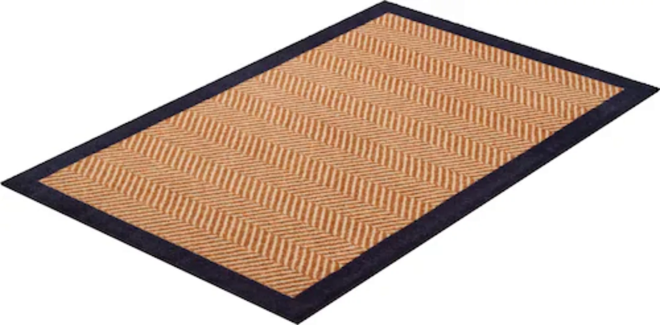 Grund Teppich »Herringbone«, rechteckig, In- und Outdoor geeignet, mit Bord günstig online kaufen