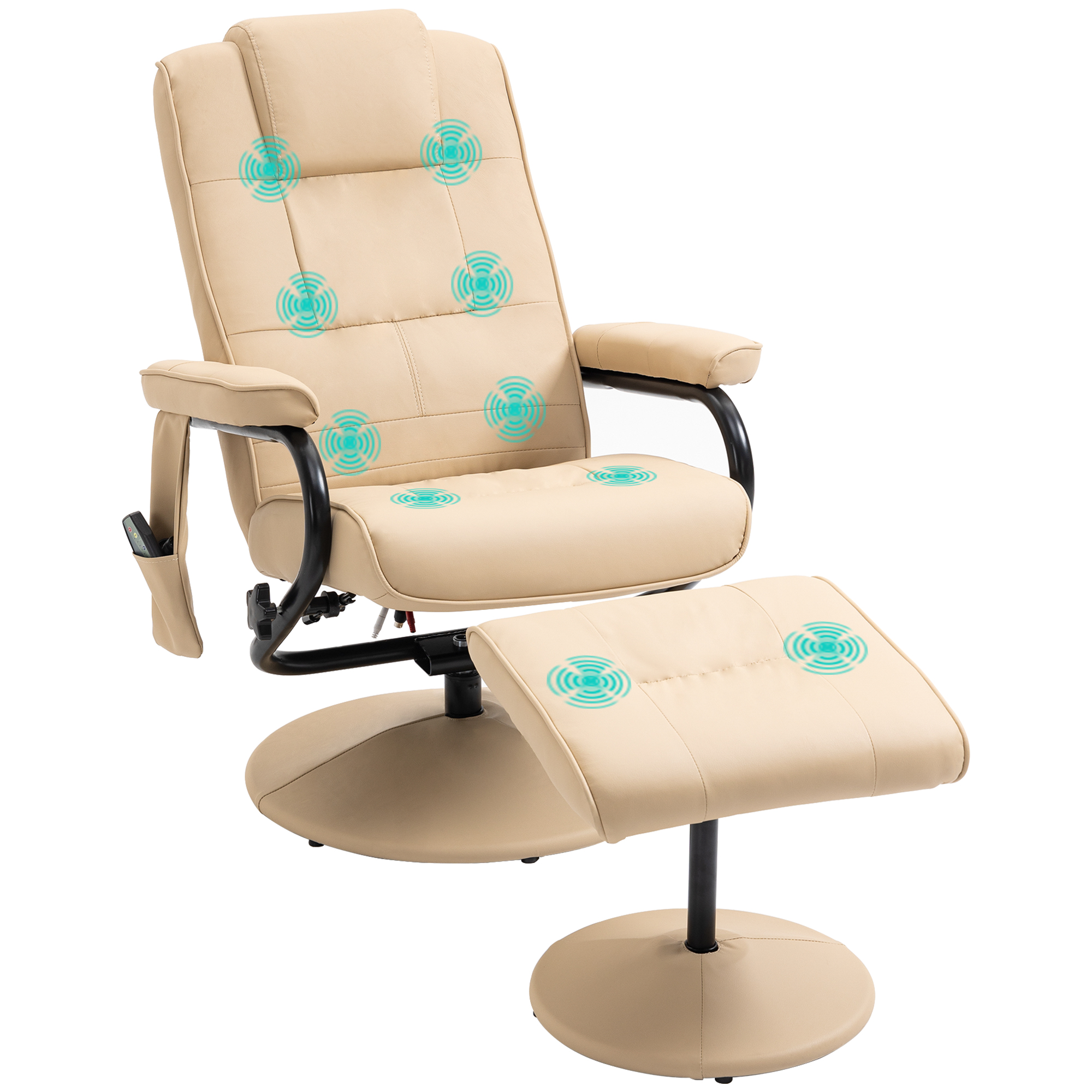 HOMCOM Relaxliege mit Liegefunktion, Massagesessel, Fernsehsessel, TV Sesse günstig online kaufen
