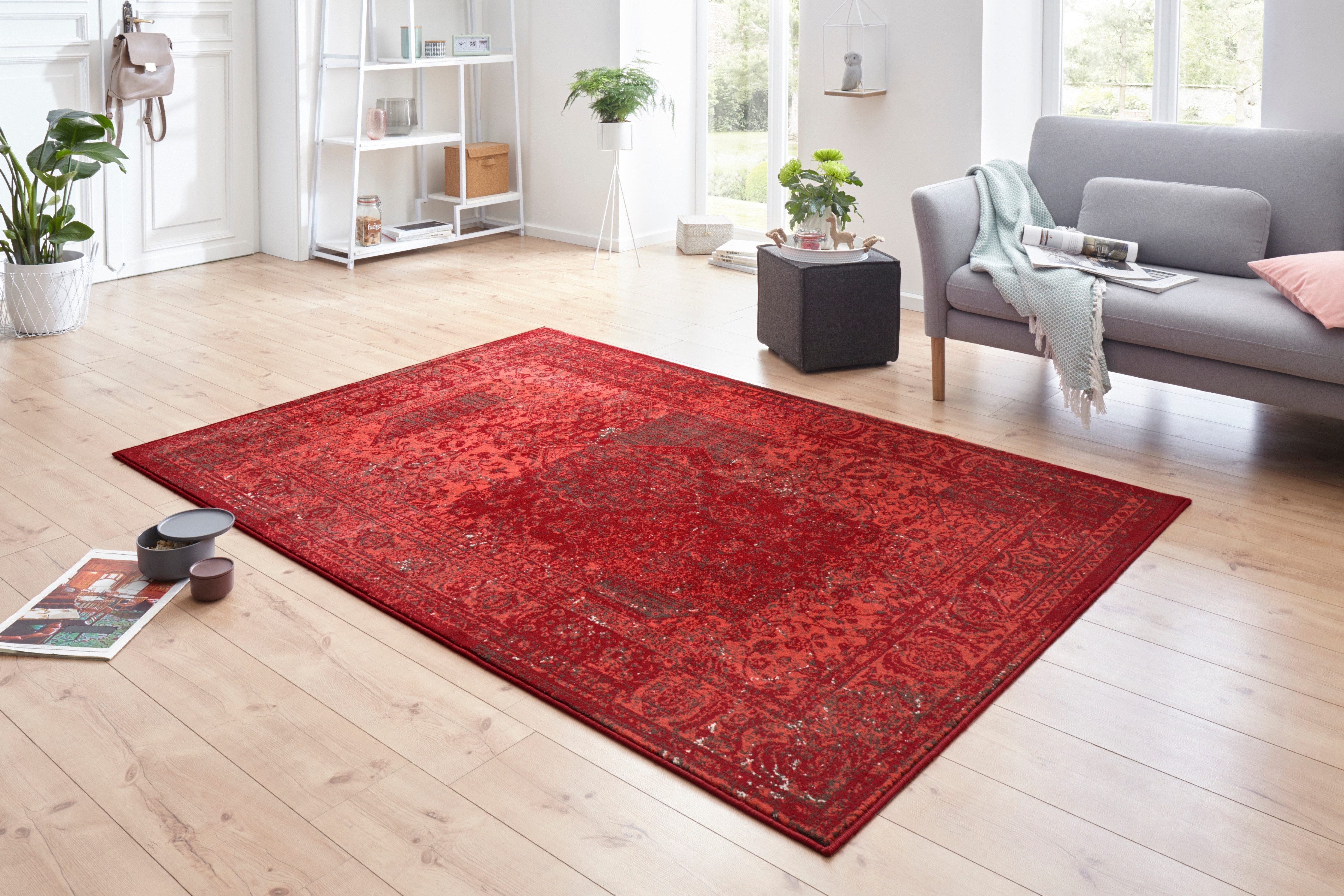 HANSE Home Teppich »Plume«, rechteckig, 9 mm Höhe, Kurzflor, Used-Look, Tep günstig online kaufen