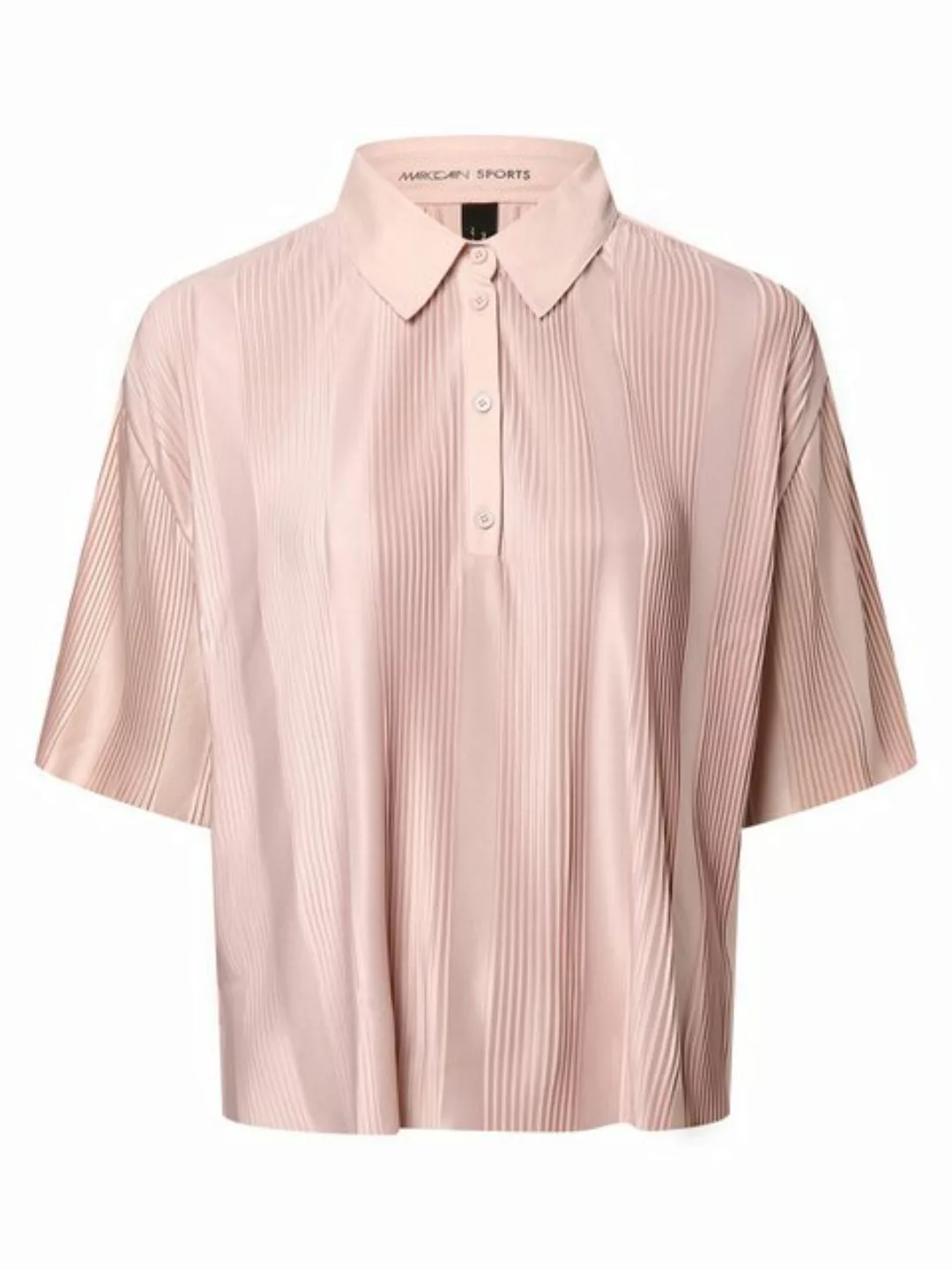 Marc Cain Poloshirt Cropped Poloshirt mit Plissee günstig online kaufen